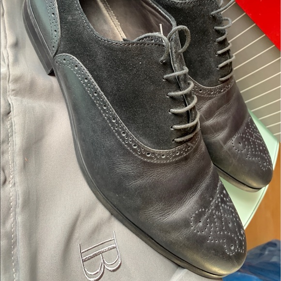 Balmain dress Leather Shoes size 43